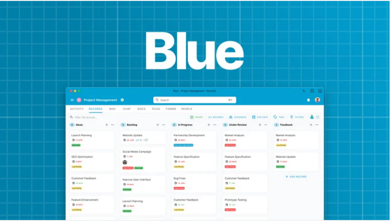 Blue Project Management App